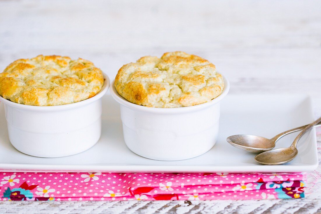 Two mini souffles