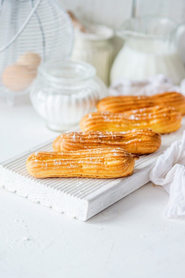 Hausgemachte Eclairs