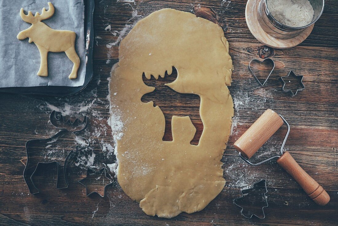 Christmas bakery, close-up