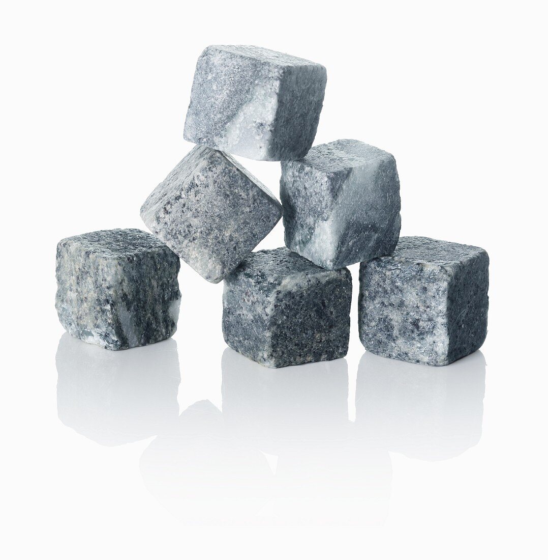 Eiswürfel Steine aus Granit