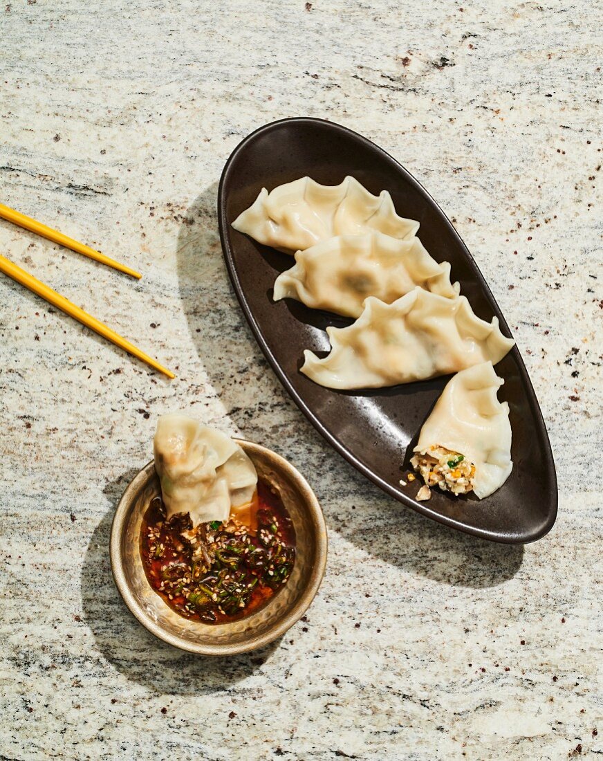 Yachae Mandu (Teigtaschen vegetarisch, Korea)