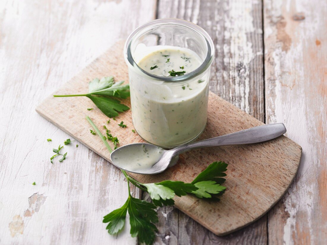 Yoghurt and mustard dressing