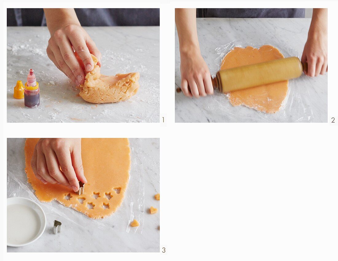 How to make marzipan decorations for cookies