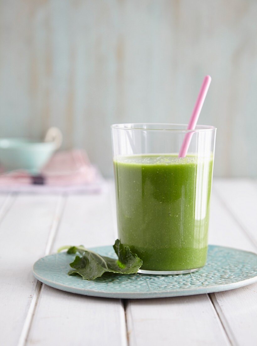 Kohlrabi-Apfel-Smoothie - 'Green King'