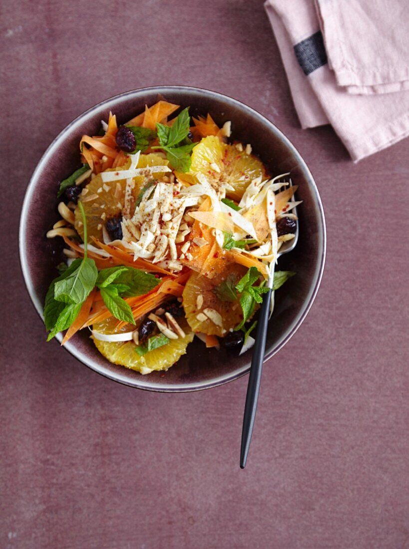 A carrot, parsnip, and orange salad - 'Sexy Bunny'