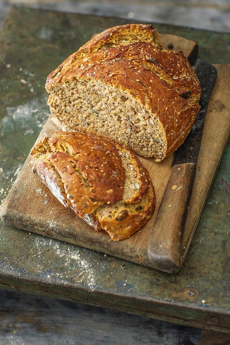 Sprout and seed sourdough