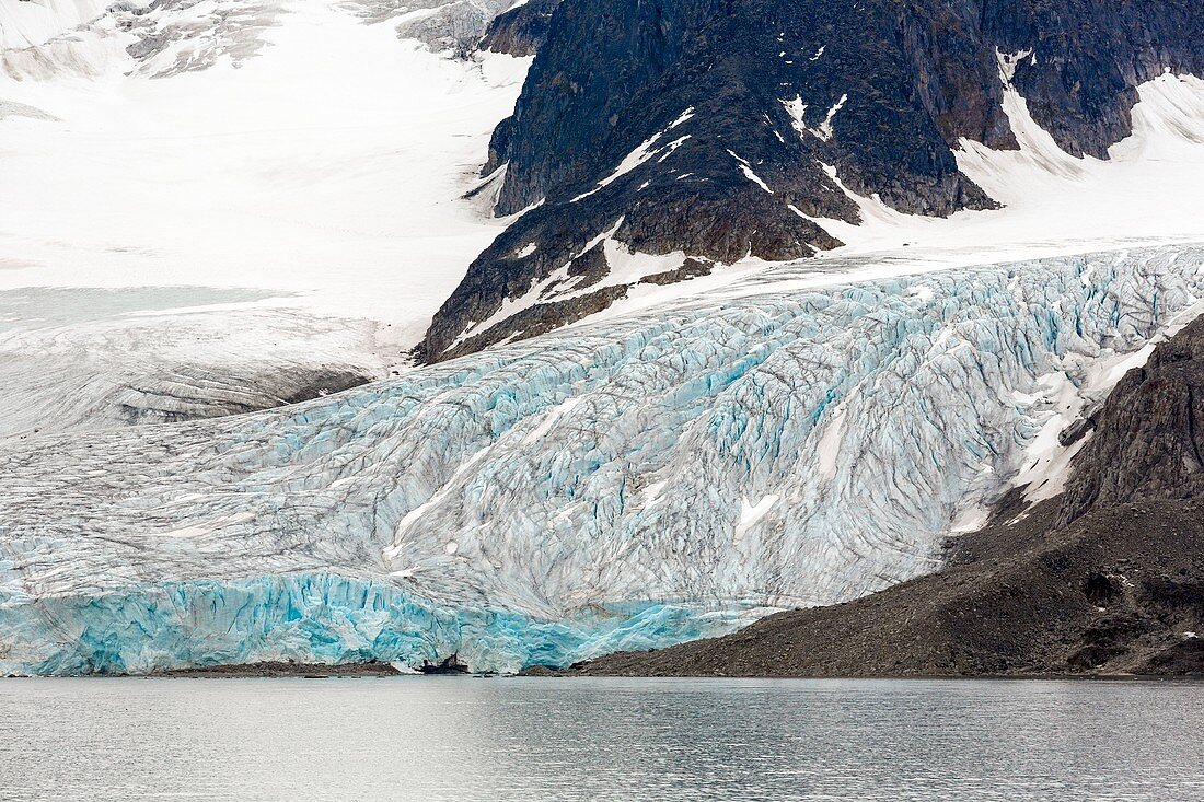 Colourful glacier, Svalbard