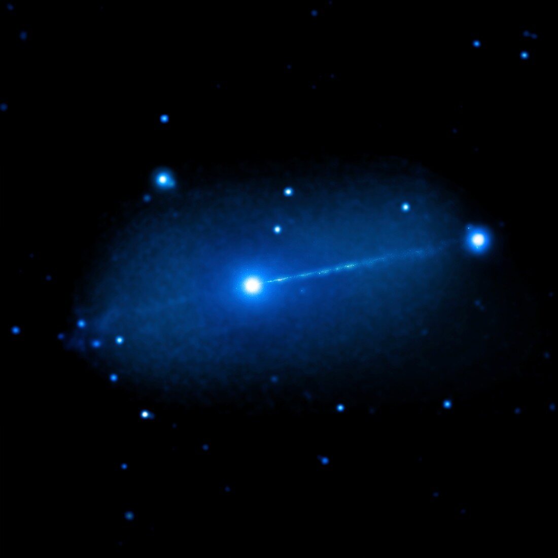 Pictor A galaxy, Chandra X-ray image