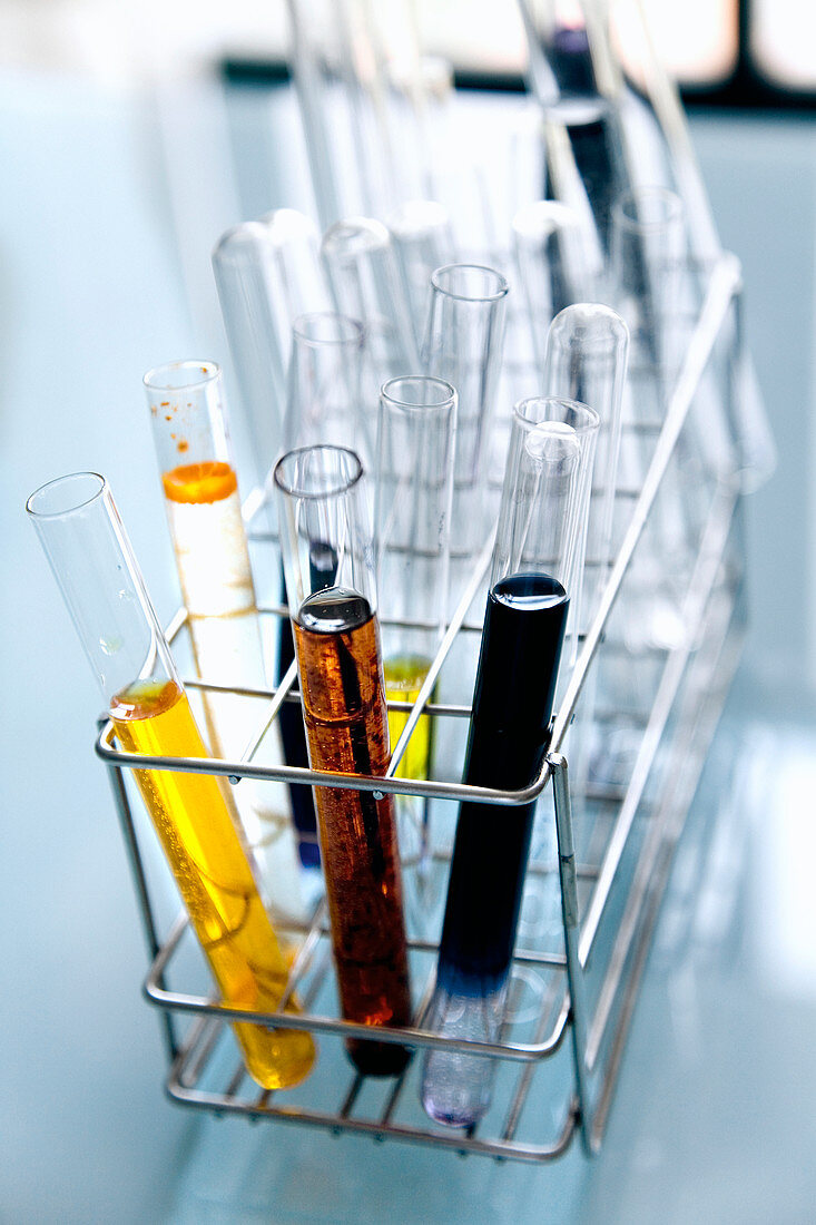 Test tubes in a laboratory