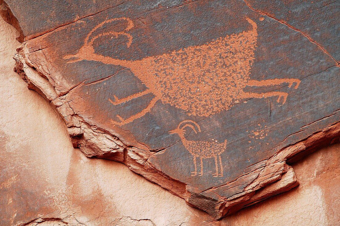Petroglyphs, Monument Valley Navajo Tribal Park, USA