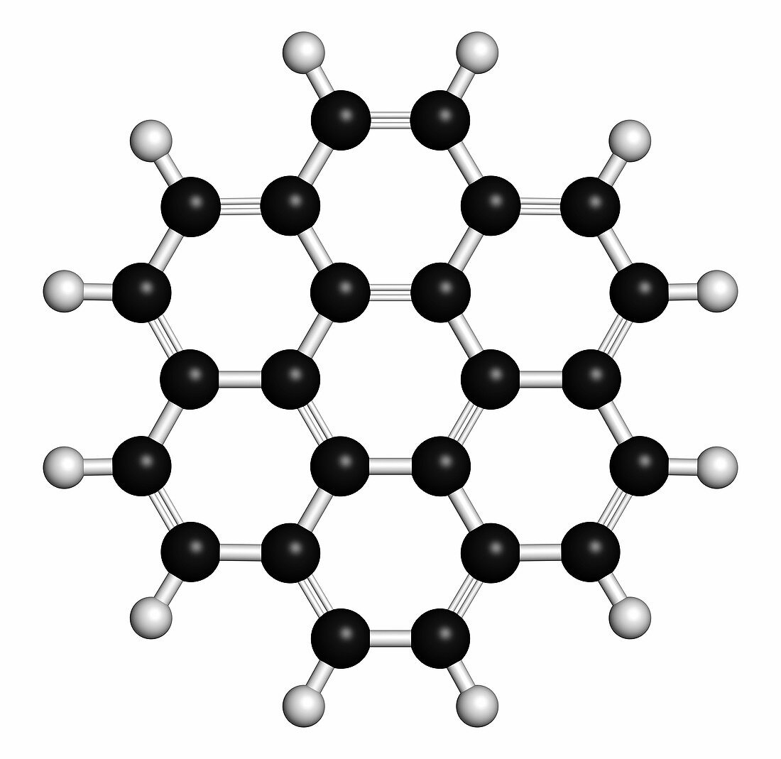 Coronene polyaromatic hydrocarbon