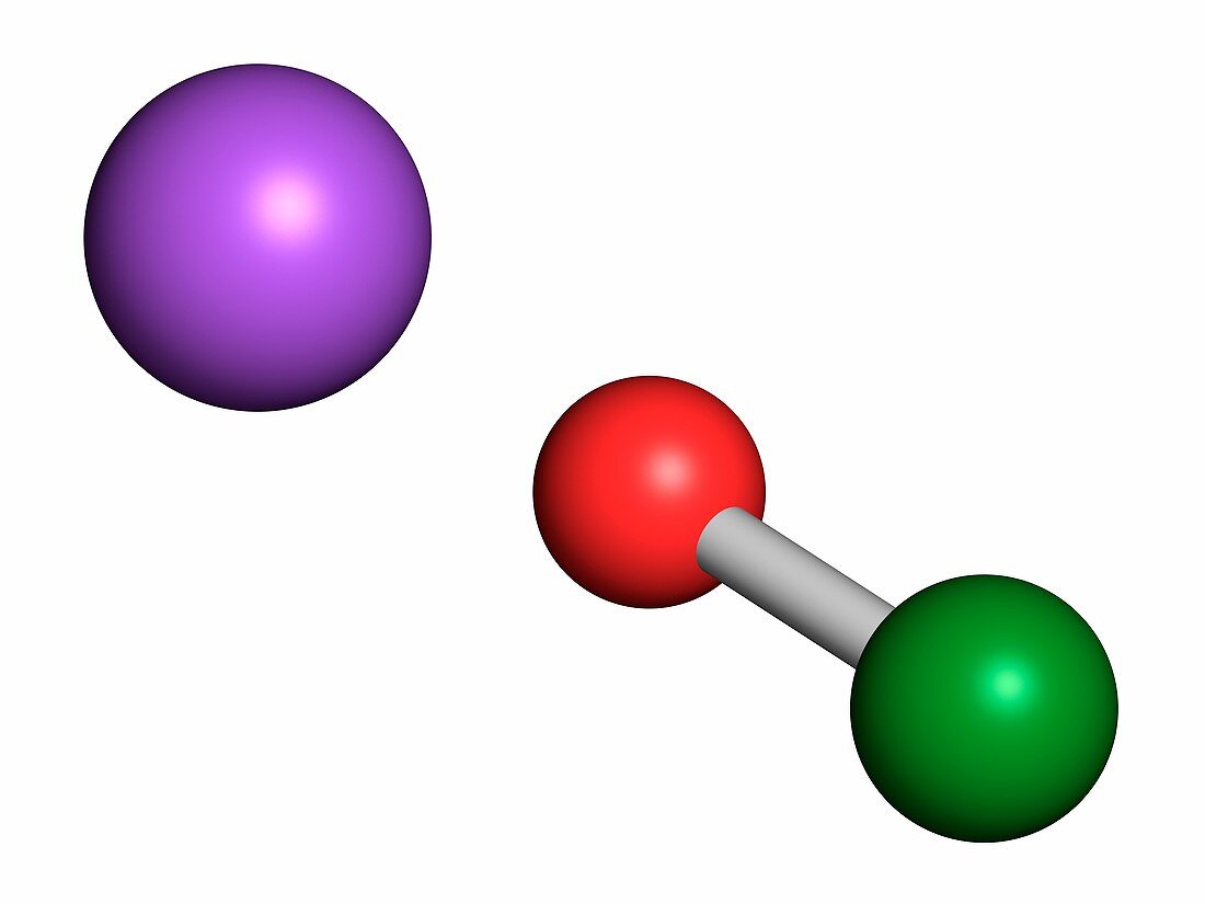 Sodium hypochlorite molecule