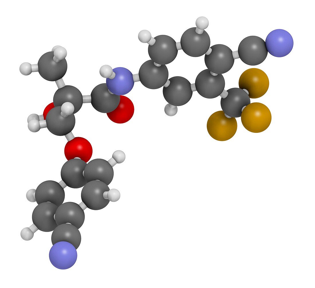 Enobosarm drug molecule