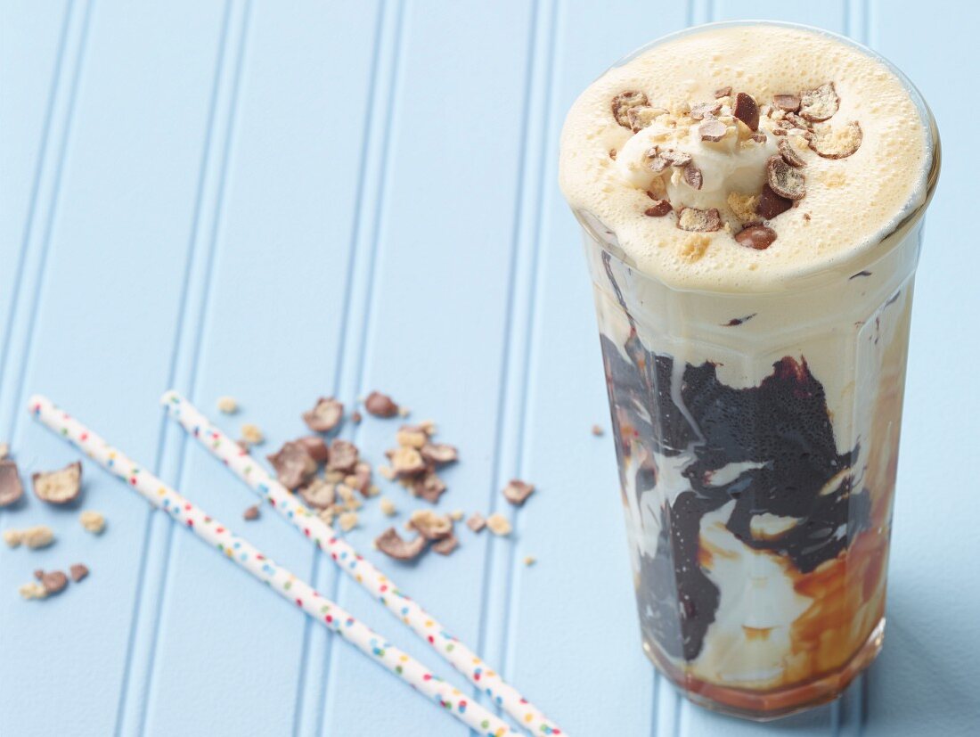 Milky Way ice cream milkshake