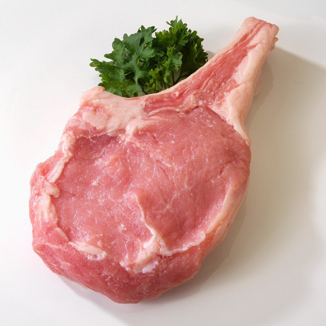 veal chop raw