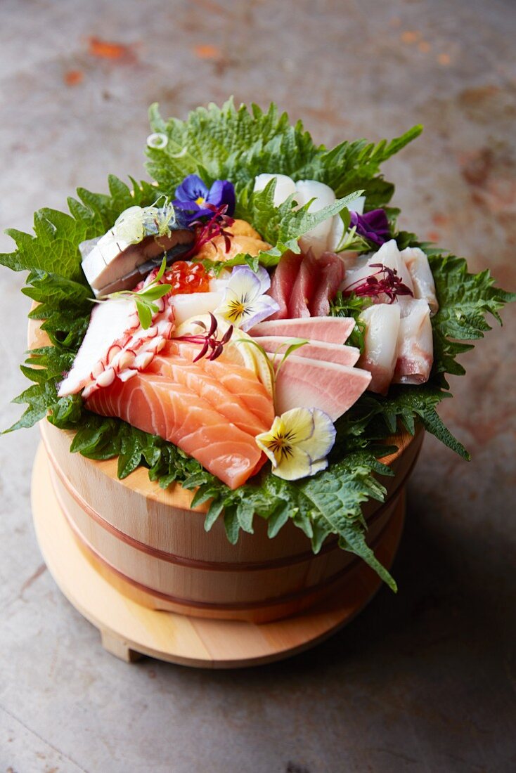 Various sashimi (Japan)