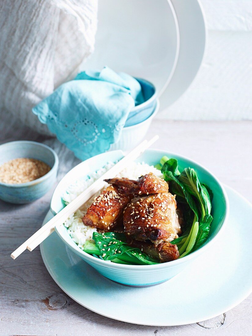 Sticky soy chicken