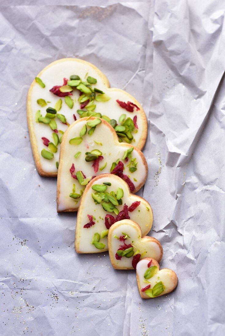 Cranberry-Zitronen-Cookies mit Pistazien