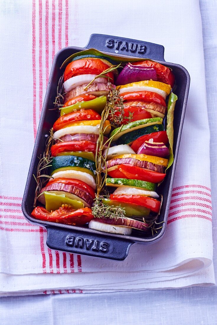 Ratatouille aus dem Ofen