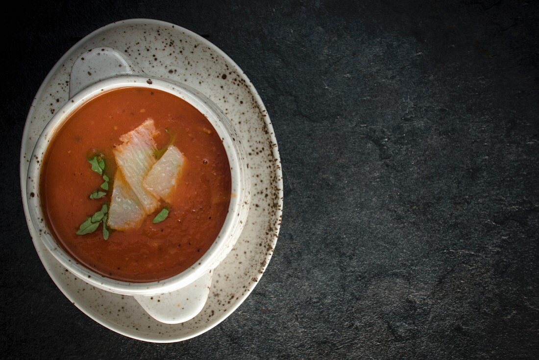 Hausgemachte Tomatensuppe