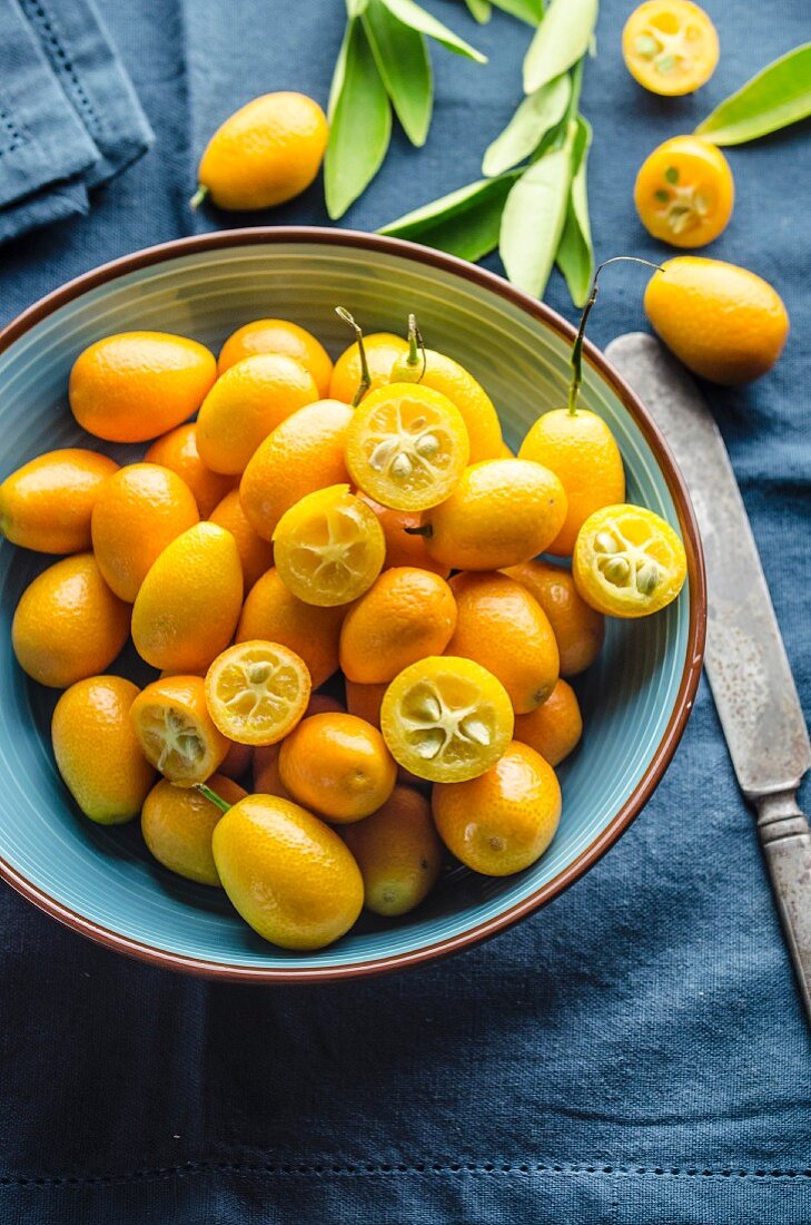 Kumquats in einer Schüssel