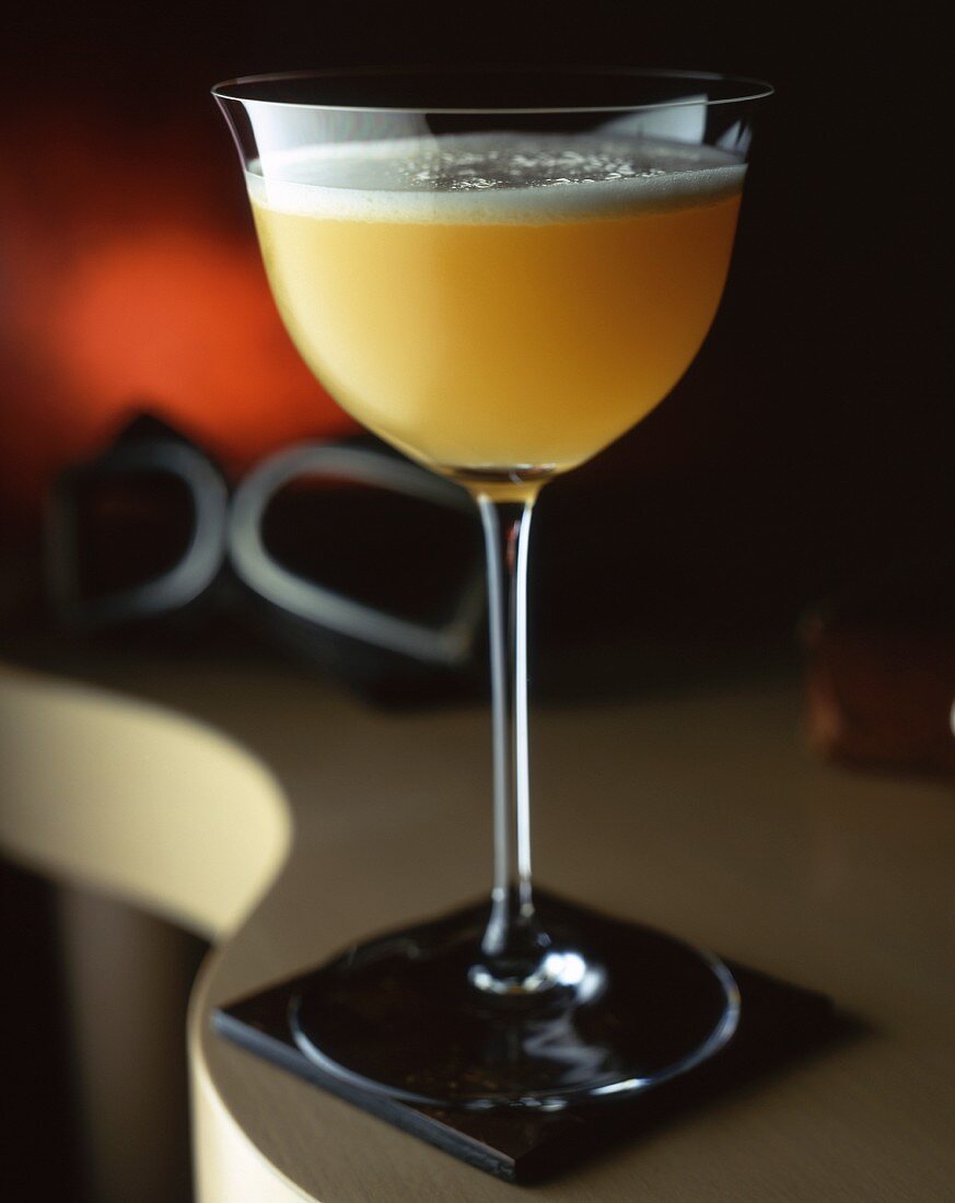 A classic Sidecar cocktail
