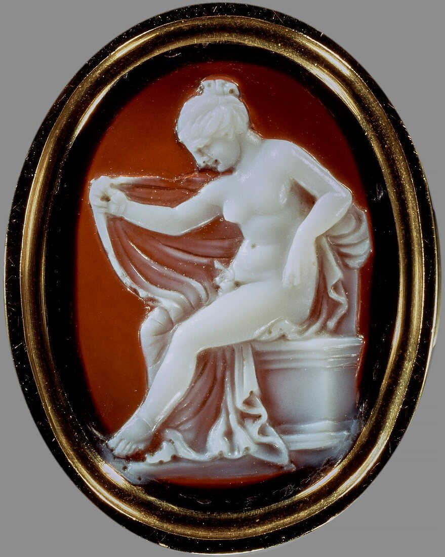 Greek cameo of an hermaphrodite