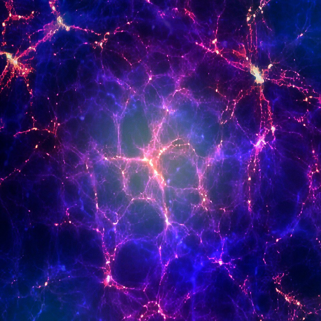 Artwork of large-scale structure of universe