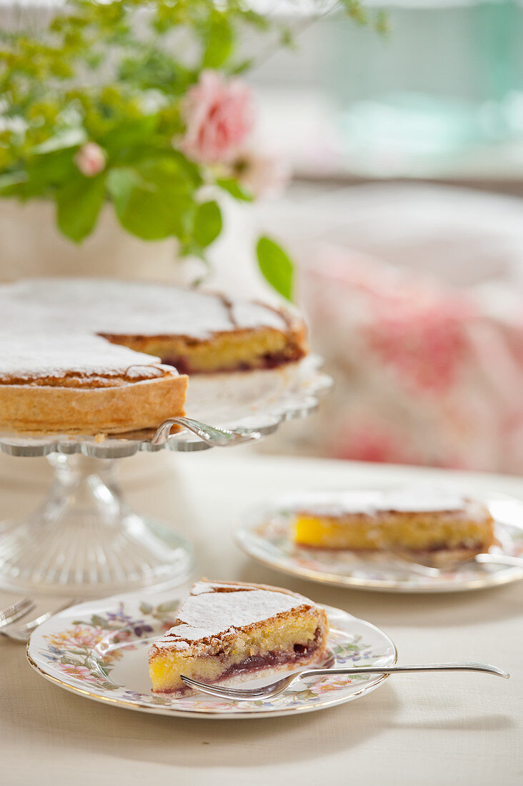 Bakewell Tart zum Nachmittagstee