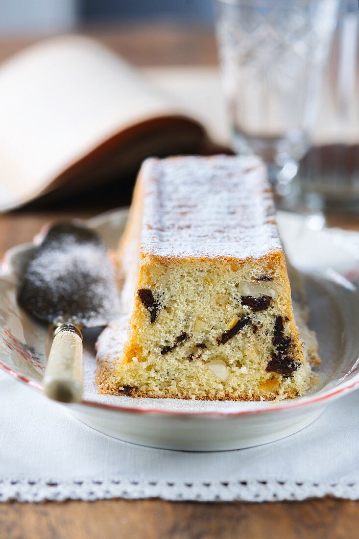 Mandelkuchen mit Schokolade