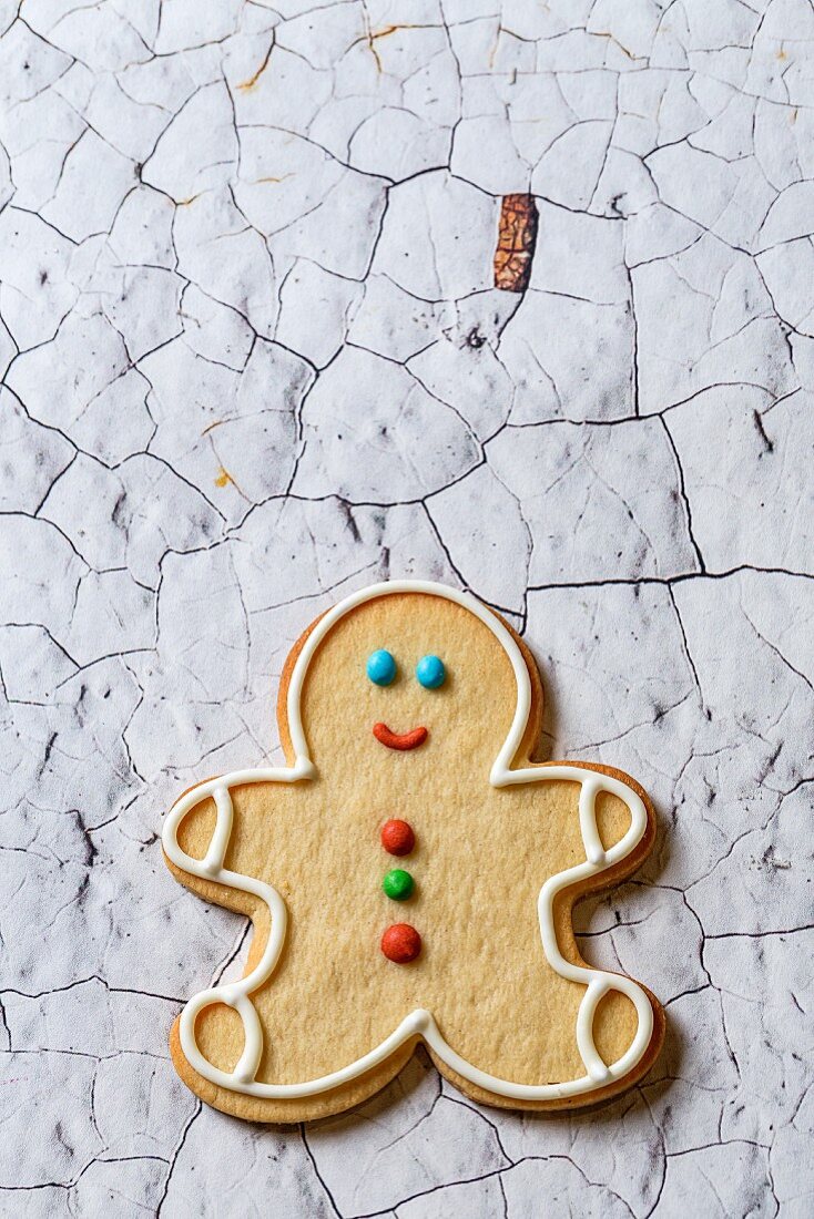 A gingerbread man