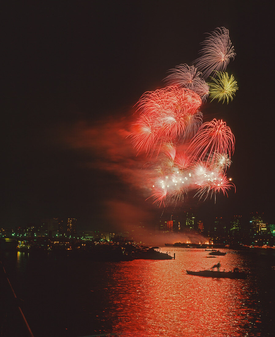 Fireworks, Boston, USA