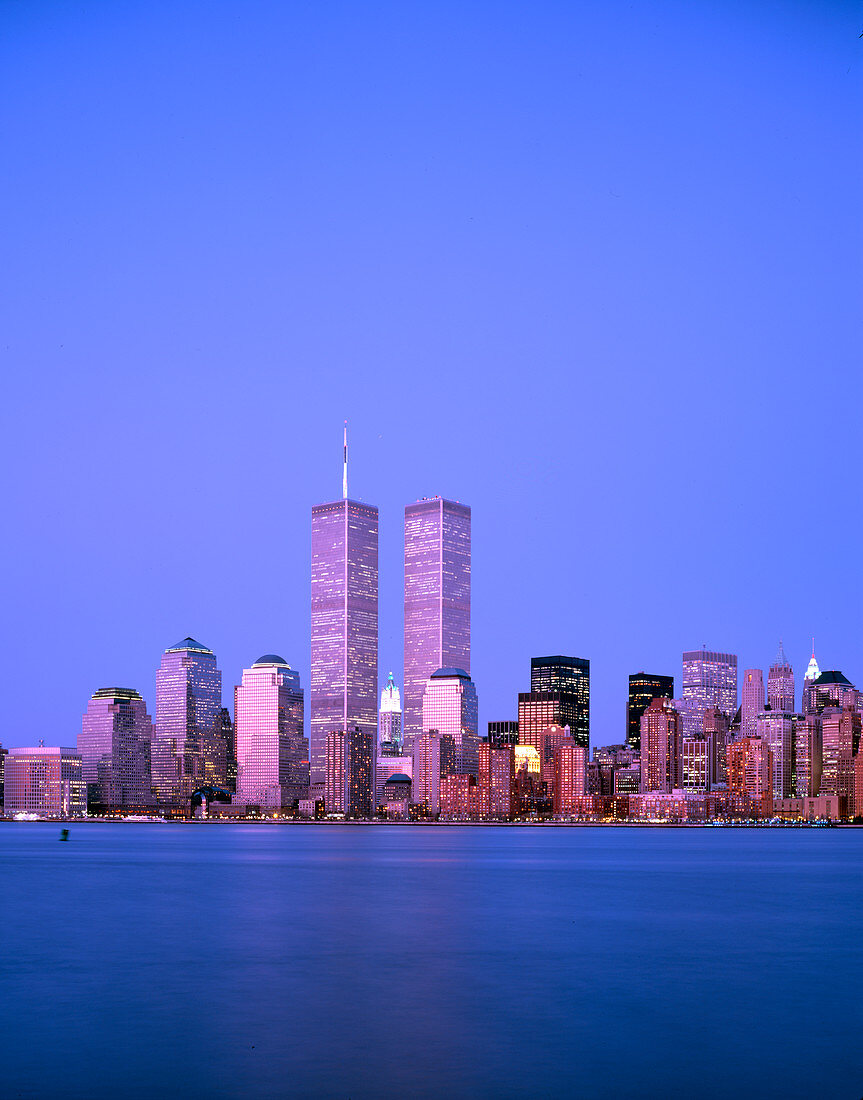 New York skyline before 11th September