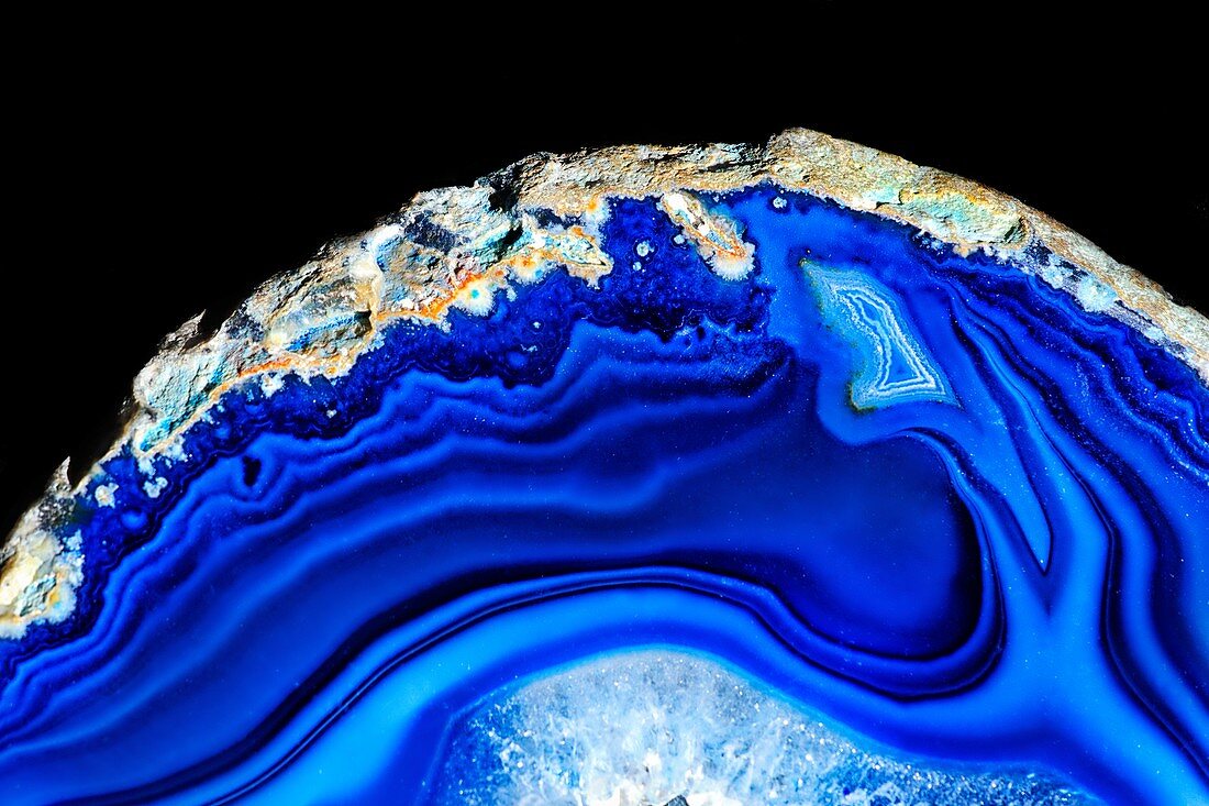 Blue geode