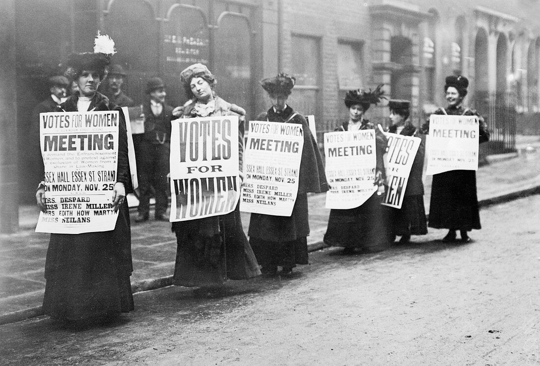 Suffragettes, London, UK