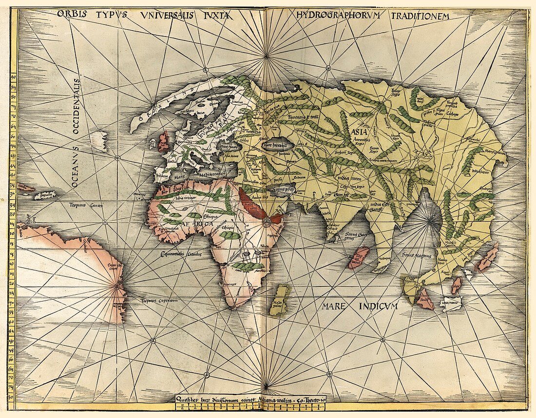 Waldseemuller 1505 world map