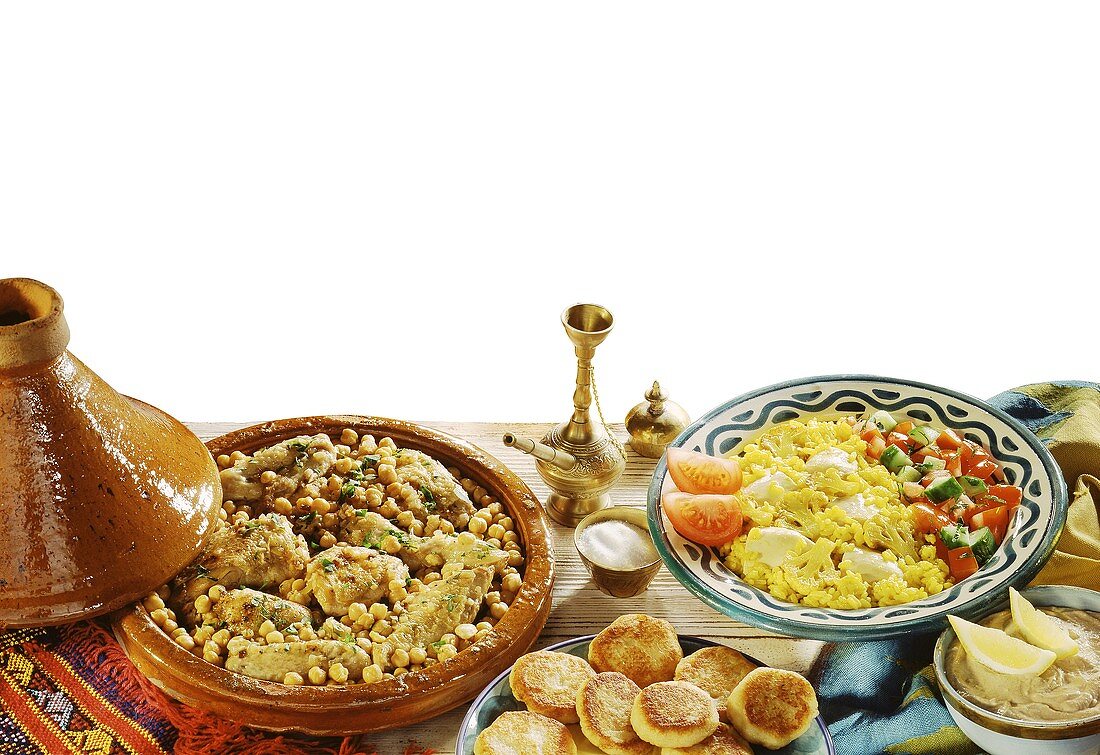 Assorted Arabic Dishes