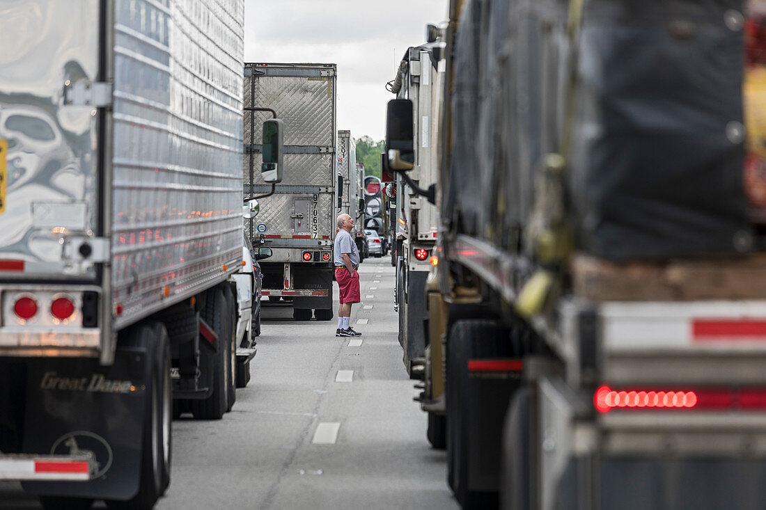 Traffic jam, USA