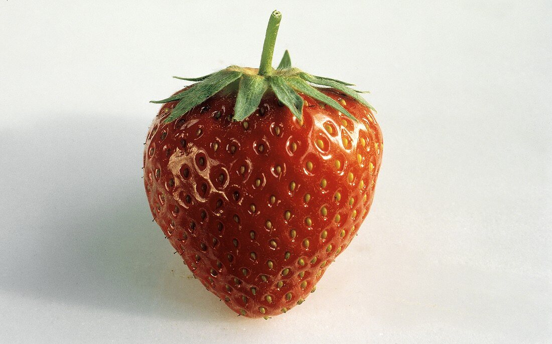 A Single Whole Strawberry