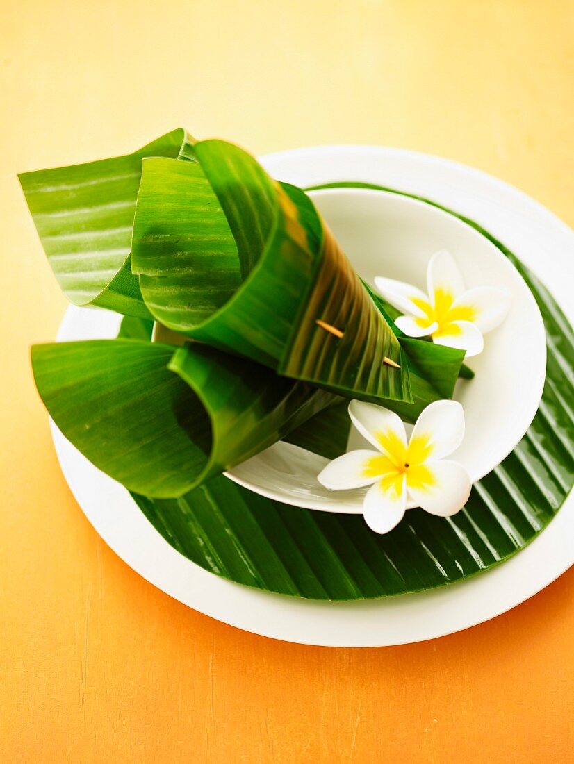 Plating Up Ideas with Banana Leaves
