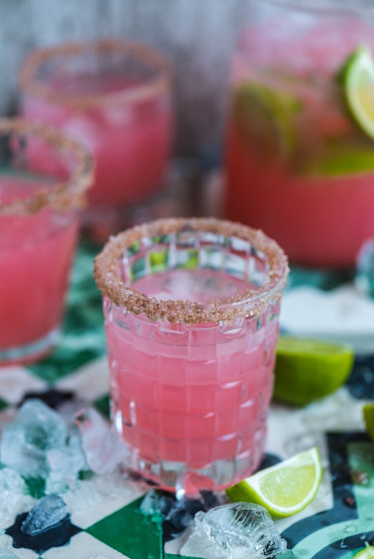 A grapefruit margarita