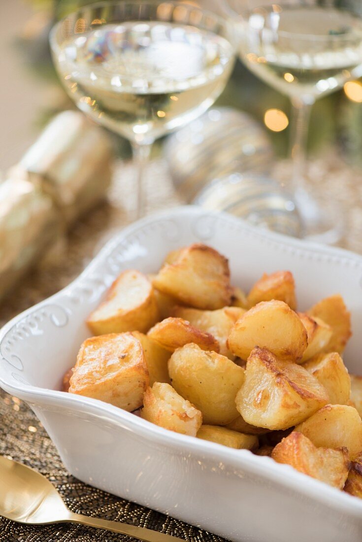 Bratkartoffeln (weihnachtliche Beilage)