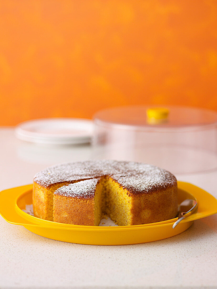 Polenta and Almond Orange Cake