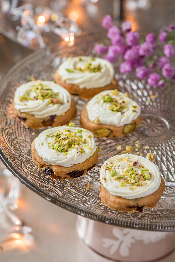 Pistachio cookies for New Year's Eve