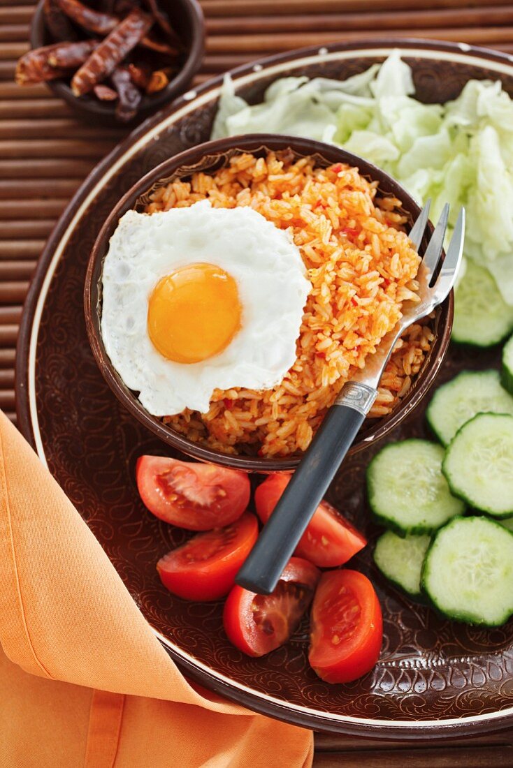 Nasi goreng (fried rice, Indonesia)