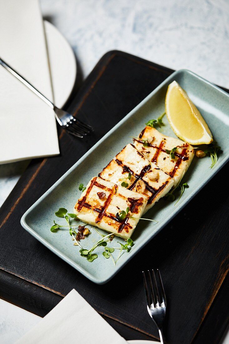 Gegrillter Halloumi