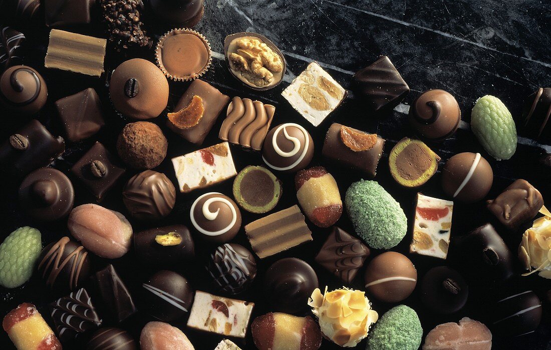 Several Assorted Chocolates and Sweets