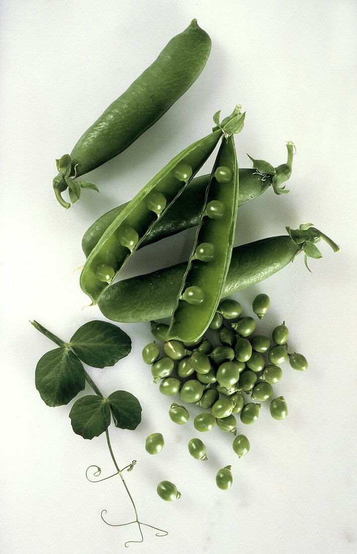 Green Peas and Pea Pods