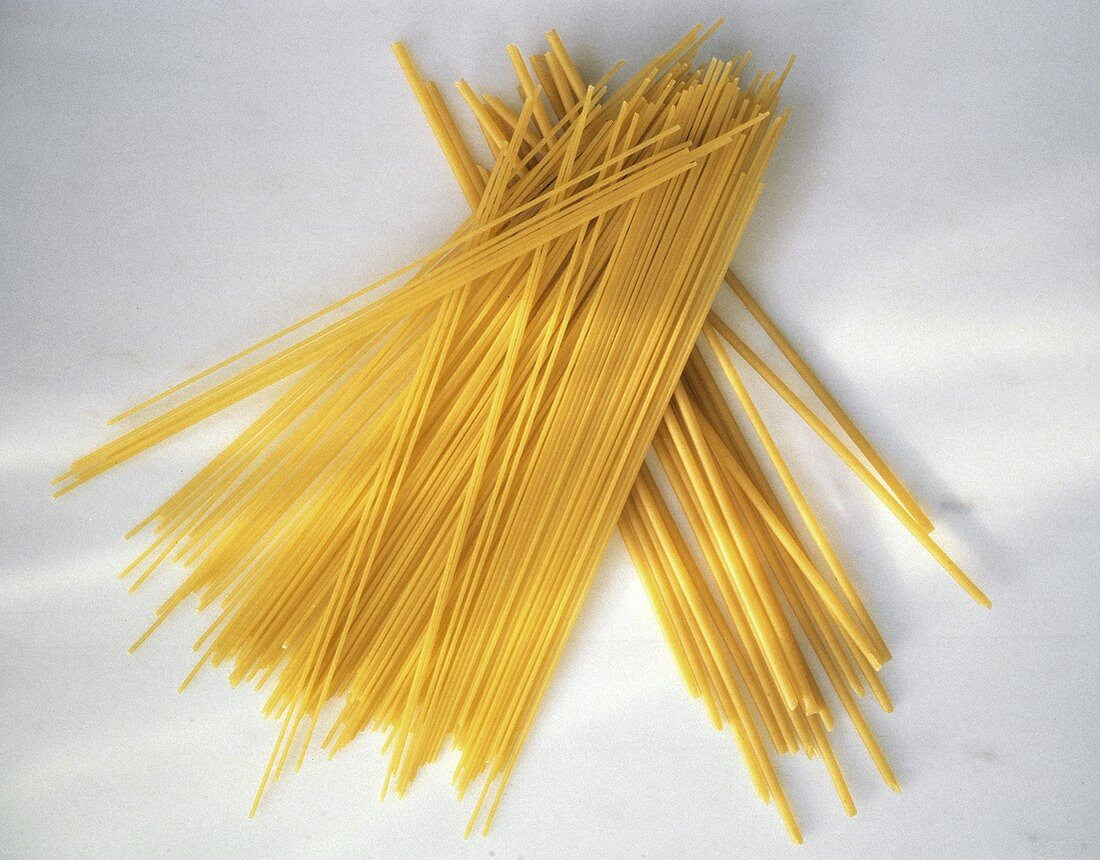 Uncooked Spaghetti and Macaroni
