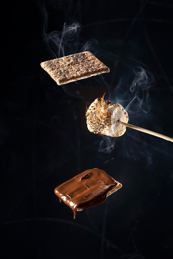 Flying Ingredients of Smores